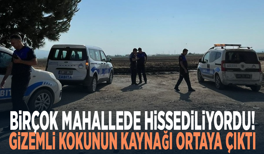 Birçok mahallede hissediliyordu! Gizemli kokunun kaynağı ortaya çıktı