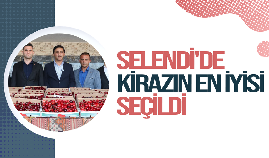 Selendi'de kirazın en iyisi seçildi