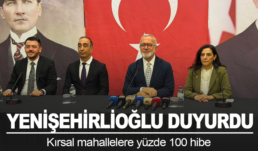 Yenişehirlioğlu duyurdu:Manisa'nın kırsalına milyon euroluk hibe desteği