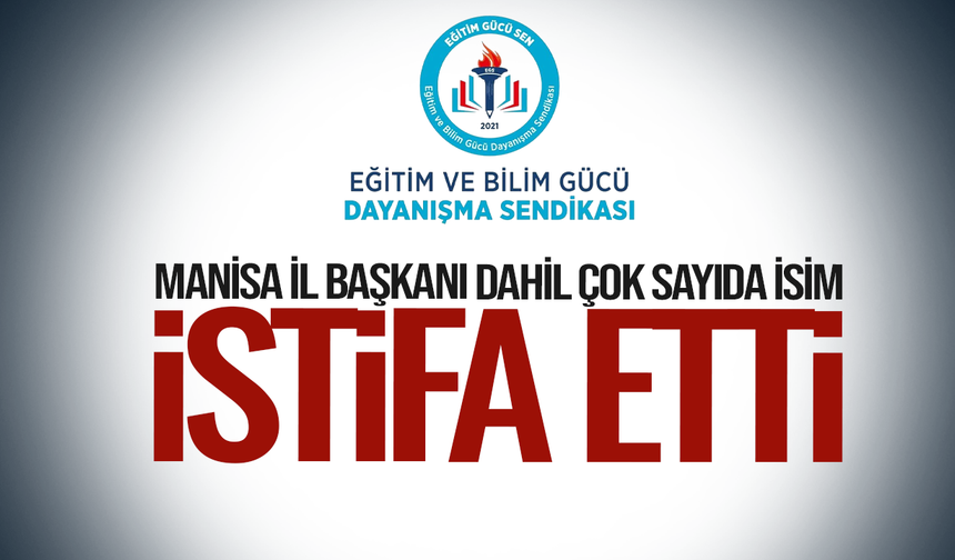 Manisa İl Başkanı Dahil Çok Sayıda İsim İstifa Etti