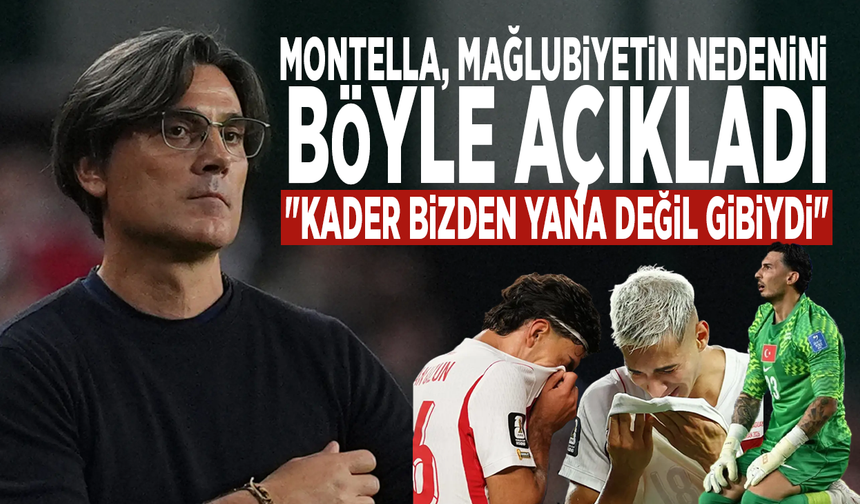 Montella, mağlubiyetin nedenini böyle açıkladı: "Kader bizden yana değil gibiydi"