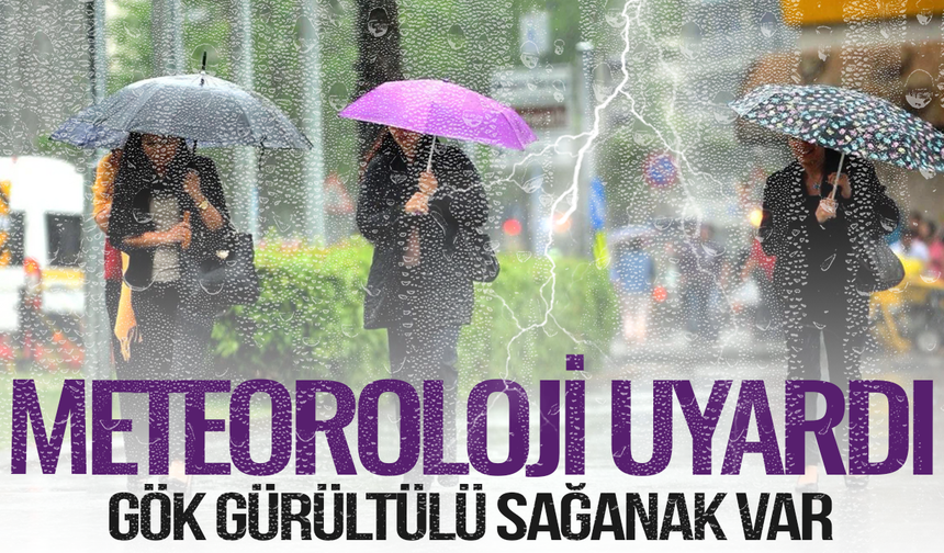 Manisa'ya gök gürültülü sağanak yağış geliyor