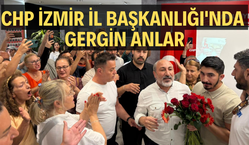 CHP İzmir İl Başkanlığı'nda arbede