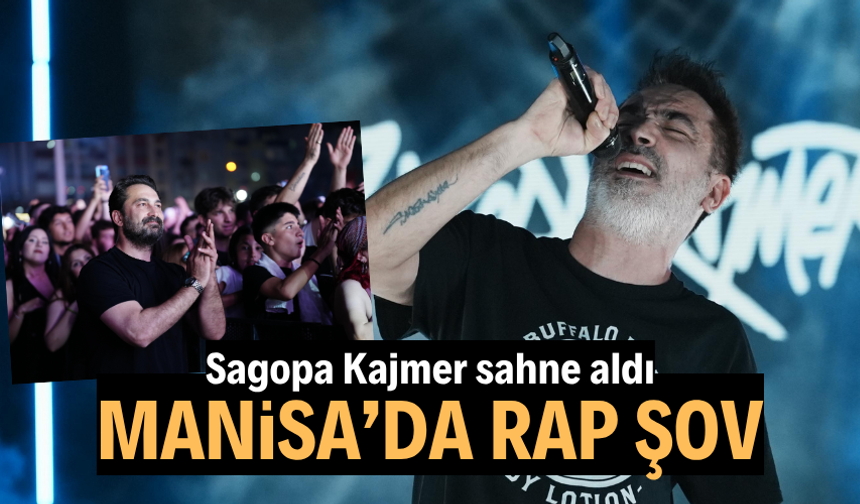 Sagopa Kajmer Manisa’da sahne aldı