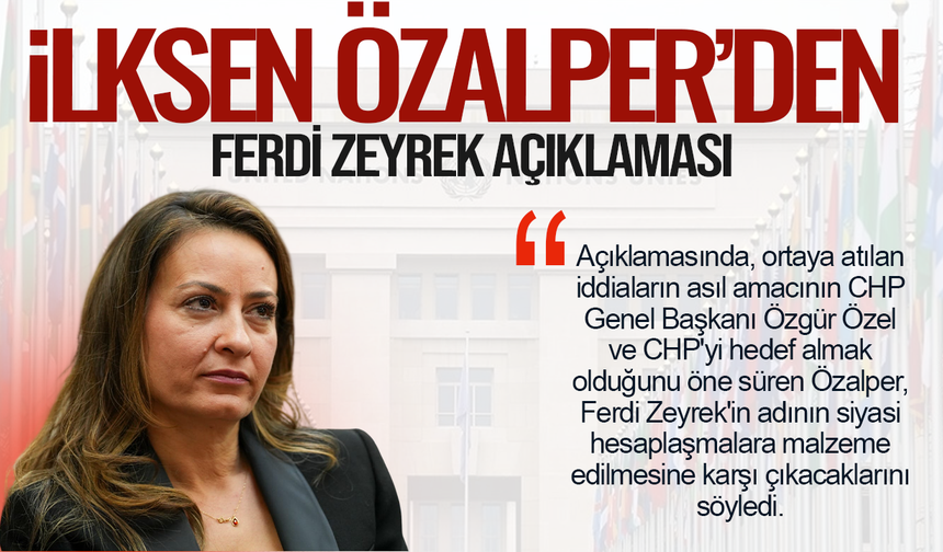 CHP Manisa İl Başkanı Özalper'den Ferdi Zeyrek açıklaması