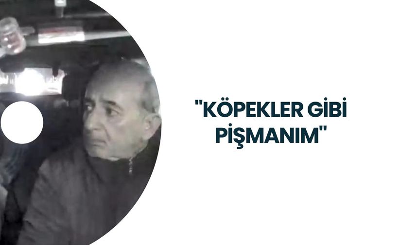 Taksi şoförünü katleden katil: "Köpekler gibi pişmanım"