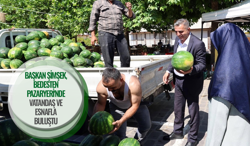 Şimşek: Halkımızla omuz omuza bu kenti büyütüyoruz