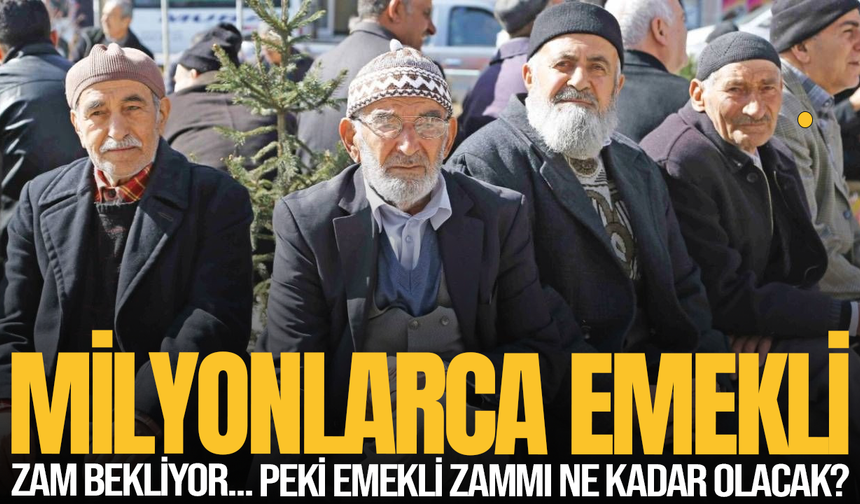 Milyonlarca emekli zam bekliyor! Emekli zammı ne kadar olacak?