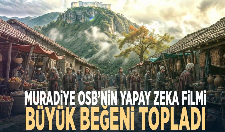 Muradiye OSB’nin yapay zeka filmi büyük beğeni topladı