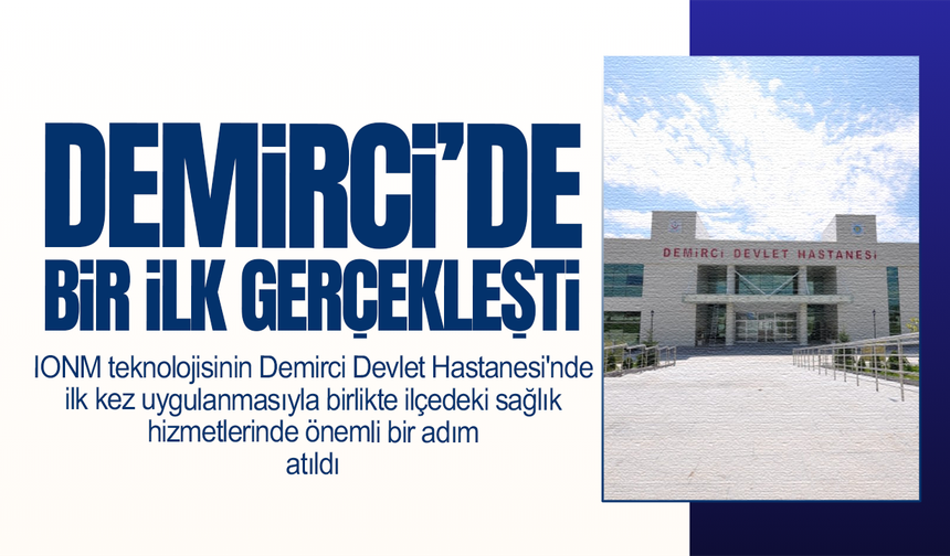 İlçe Devlet Hastanesi'nde bir ilk yaşandı