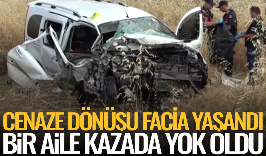 Cenaze döşü facia: Aynı aileden 3 kişi can verdi