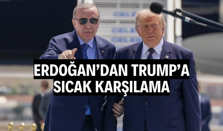 ABD Başkanı Donald Trump’ı taşıyan uçak Ankara’ya iniş yaptı