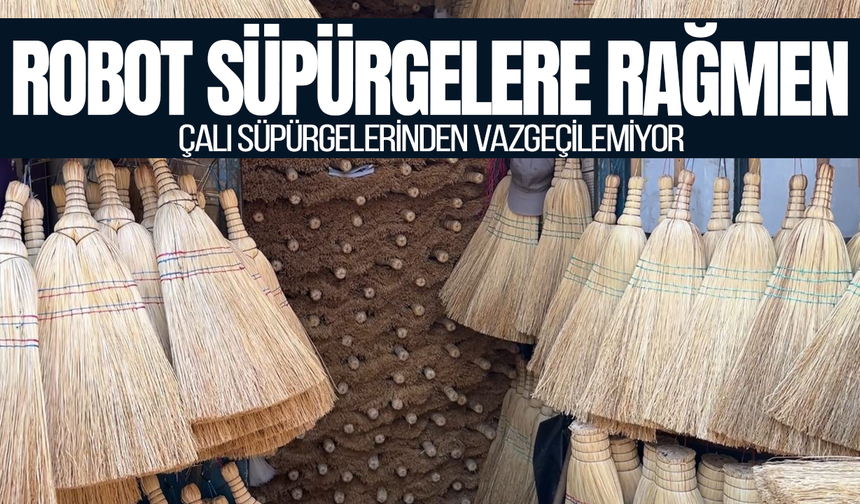 Robot süpürgelere rağmen çalı süpürgelerinden vazgeçilemiyor