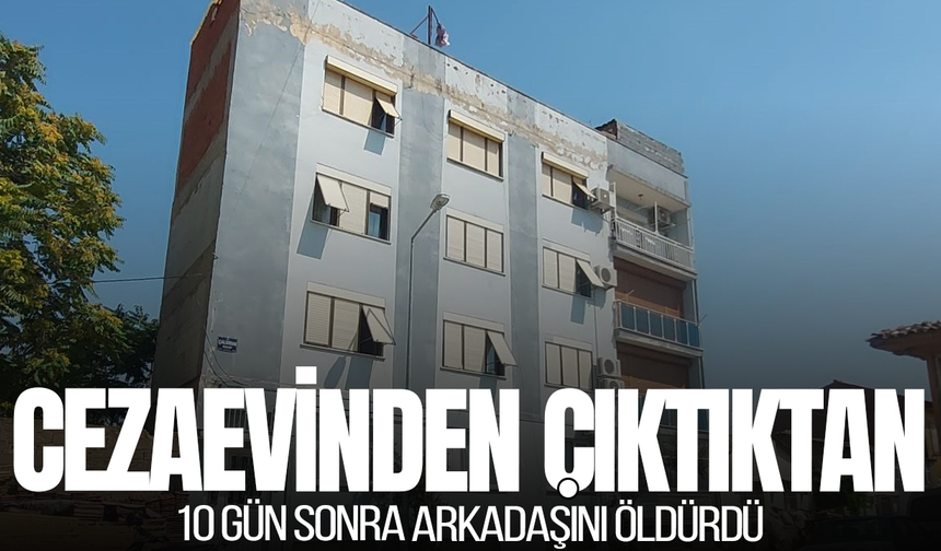 Cezaevinden çıktı, 10 gün sonra arkadaşını öldürdü