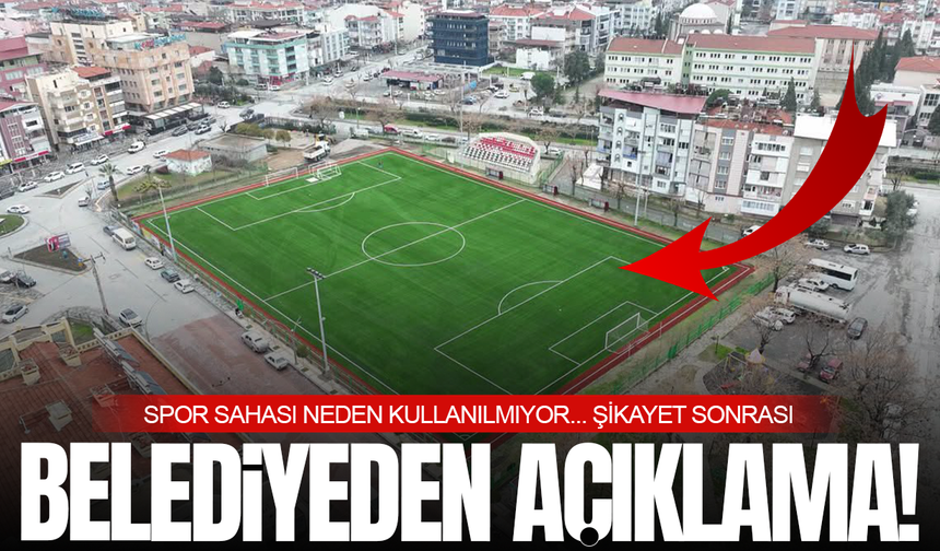 Belediyeden şikayetler üzerine açıklama yapıldı
