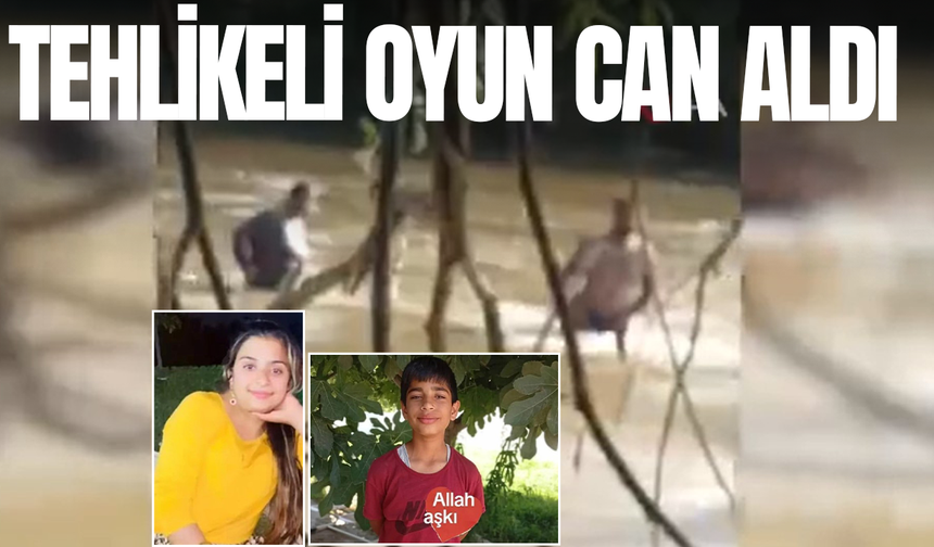 Nehirde oyun oynamak isteyen çocuklardan kötü haber