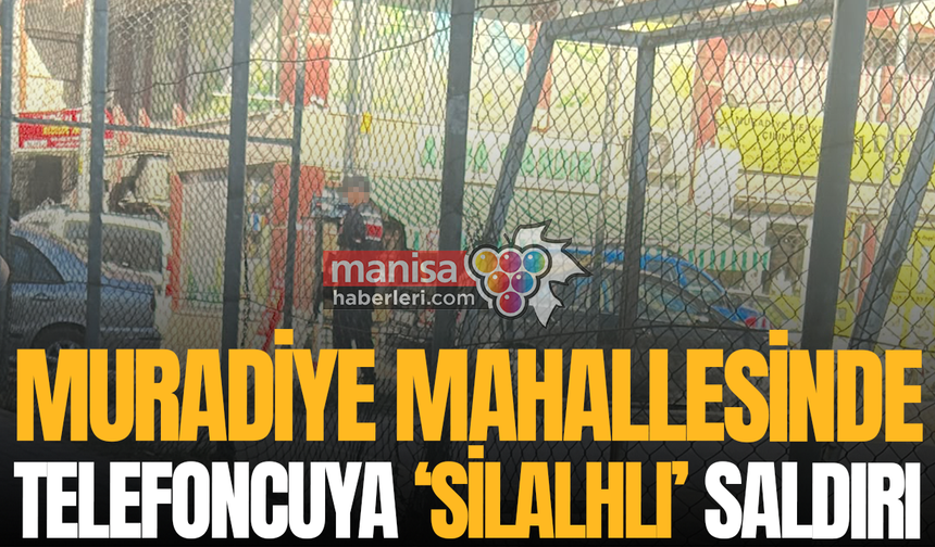 Muradiye'de telefoncuya silahlı saldırı