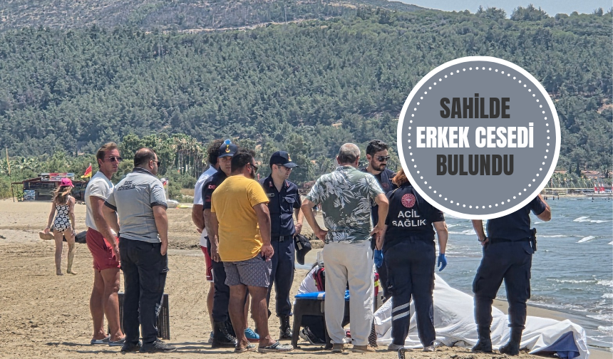 Pamucak sahilinde erkek cesedi bulundu