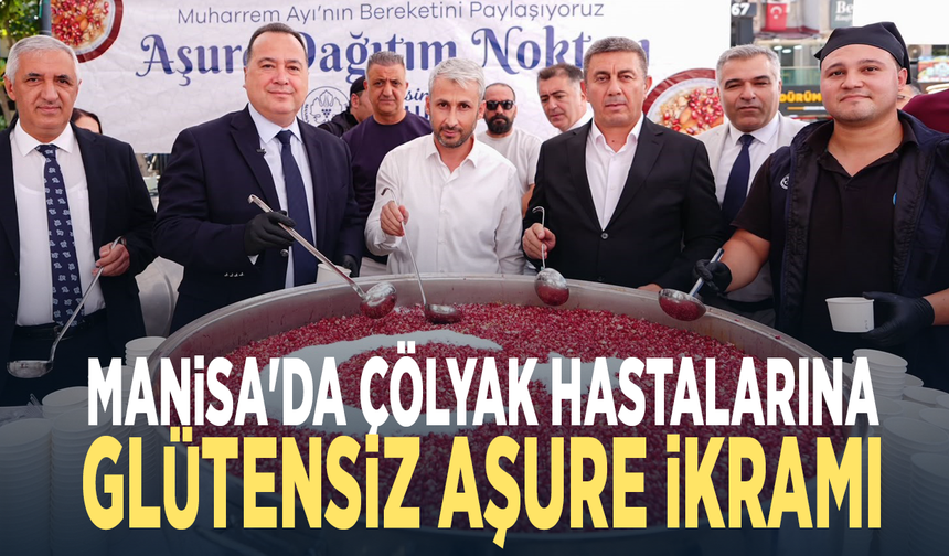 Manisa'da çölyak hastalarına glütensiz aşure ikramı