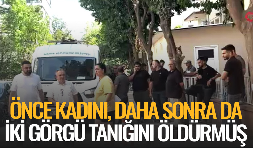 Önce kadını, daha sonra da iki görgü tanığını öldürmüş