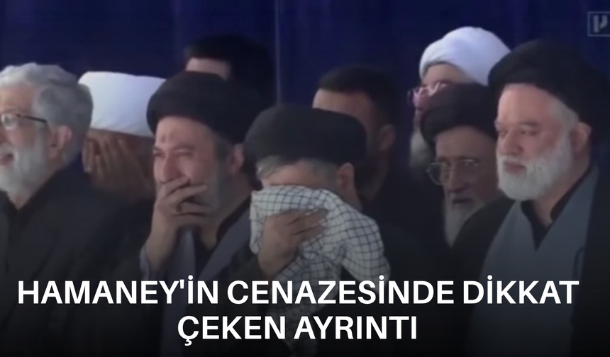 Hamaney'in cenazesinde dikkat çeken ayrıntı! Yeni lider yoktu