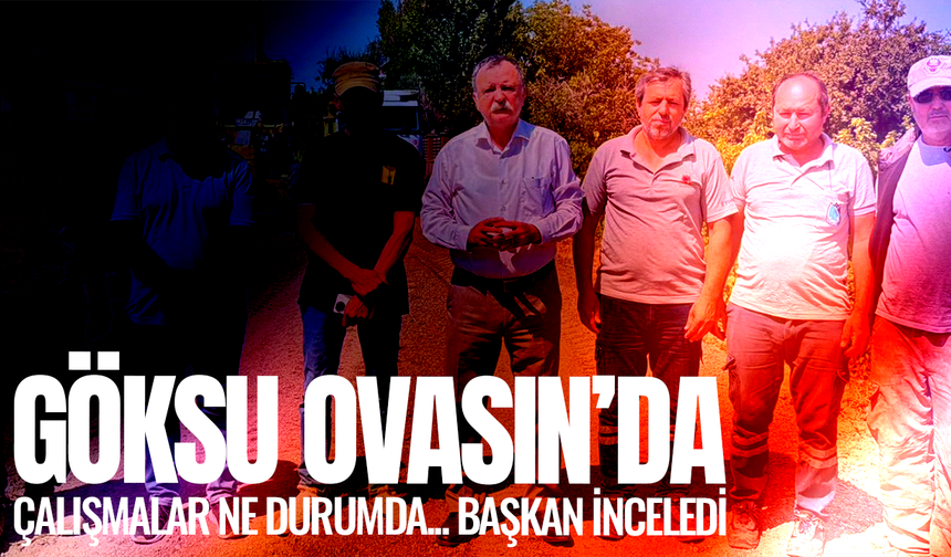 Başkan Balaban, Muradiye Göksu Ovası'ndaki çalışmaları inceledi
