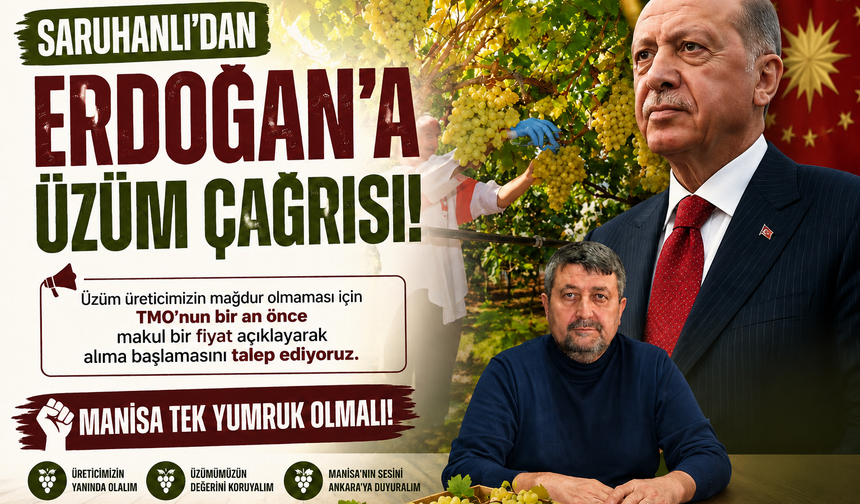 Üzüm üreticisi için Erdoğan’a çağrı: TMO harekete geçsin