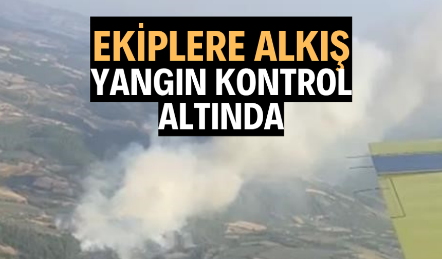 Orman yangını kontrol altına alındı