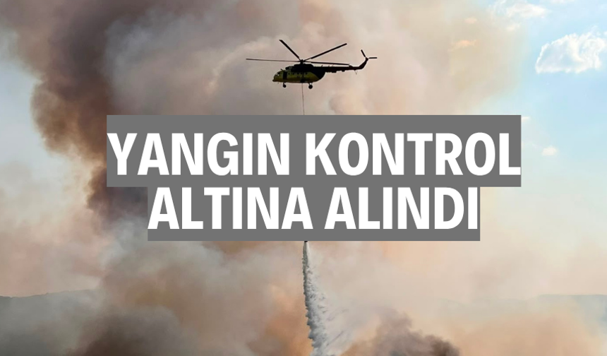 Orman yangını kontrol altına alındı