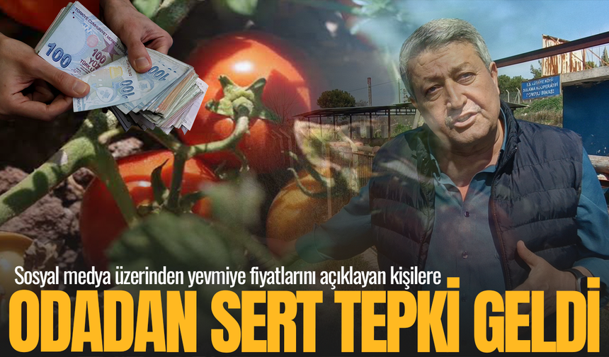 Manisa'da sosyal medyada yevmiye açıklamalarına Ziraat Odası’ndan sert tepki