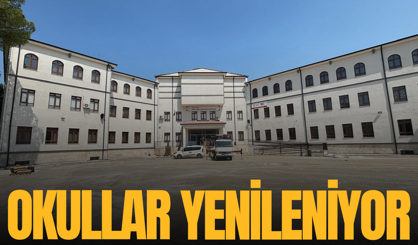 Manisa'da okullar yenileniyor