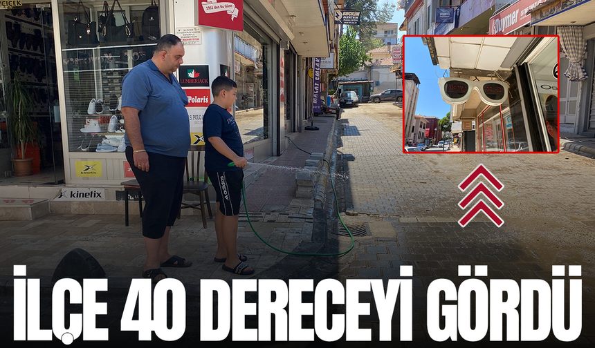 Manisa kavurucu sıcaklara teslim oldu: 40 derece oldu!