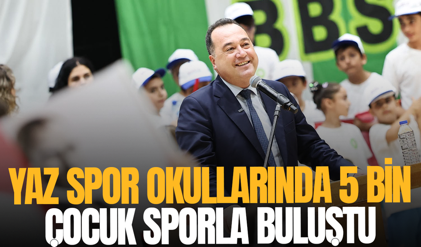 Manisa’da yaz spor okulları tamamlandı