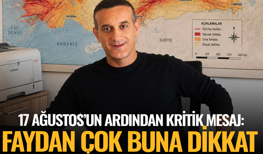 Manisa’da 17 Ağustos’un 27. yılında dikkat çeken uyarı