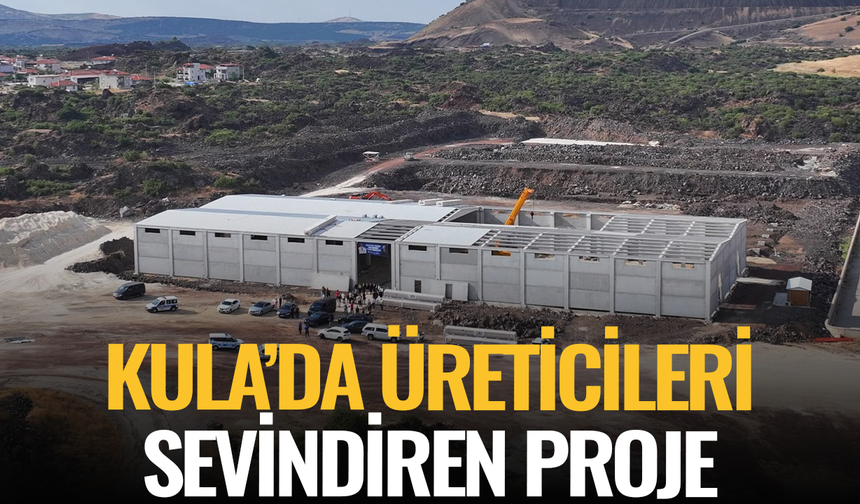 Kula’da Üreticileri Sevindiren Proje