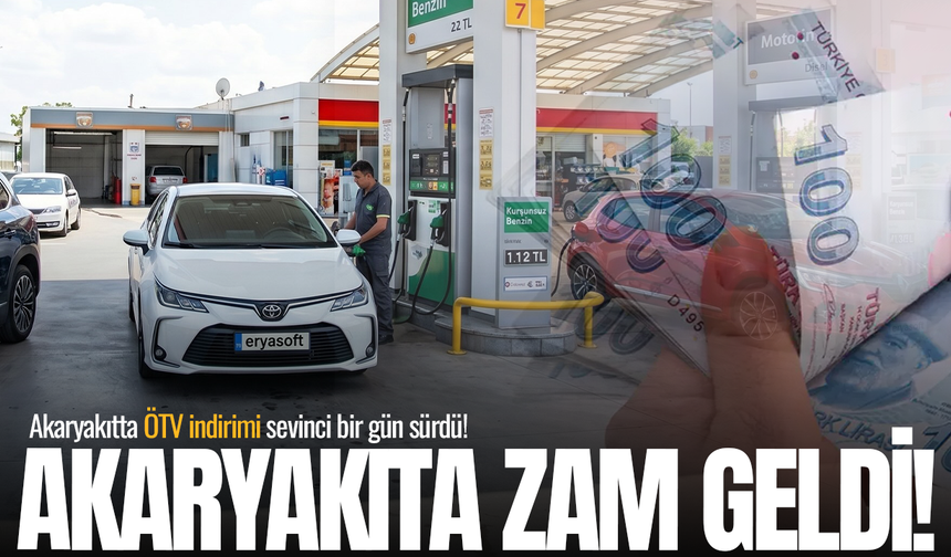Akaryakıta zam!