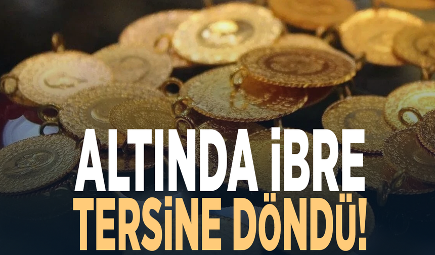 Altında ibre tersine döndü!