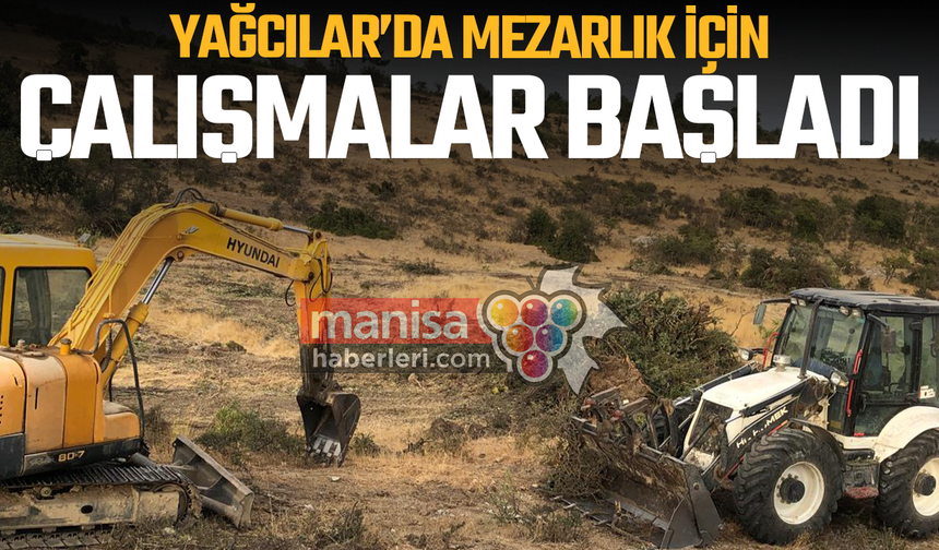 Yağcılar’da mezarlık alanında çalışmalar başladı