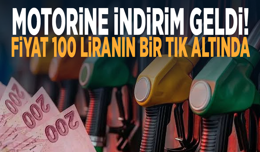 Motorine indirim geldi! Fiyat 100 liranın bir tık altında