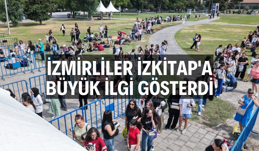 İzmirliler İZKİTAP'a büyük ilgi gösterdi