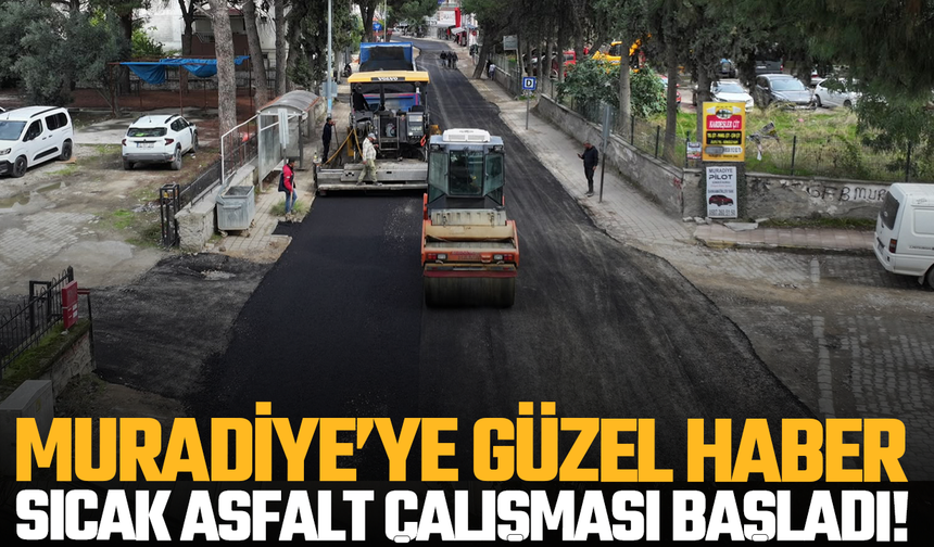 Muradiye'ye güzel haber: Mahallede asfaltlama çalışması başladı