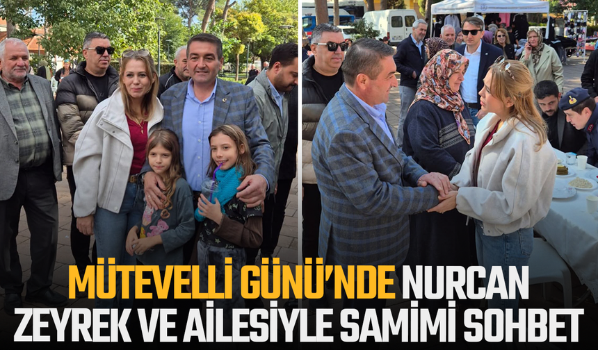 Mütevelli Günü’nde anlamlı karşılaşma! Nurcan Zeyrek ve çocuklarıyla buluştu