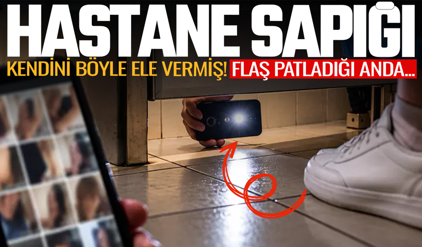 8 aydır tuvalette kadınları gizli gizli çeken sapık böyle yakalanmış