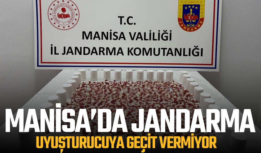 Manisa'da jandarmadan uyuşturucu operasyonu: 2 gözaltı