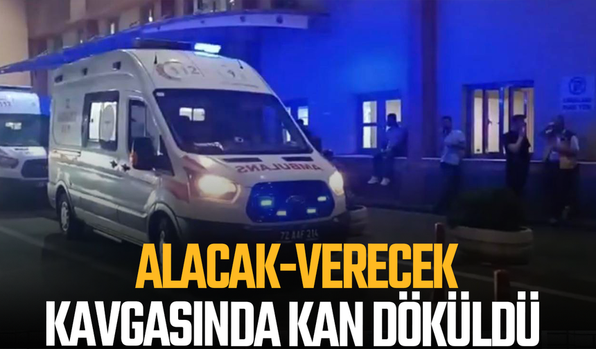 Alacak verecek kavgasında kan döküldü