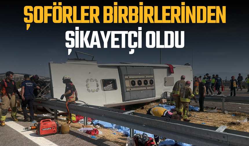 Manisa'daki kazada şoförler birbirlerinden şikayetçi oldu