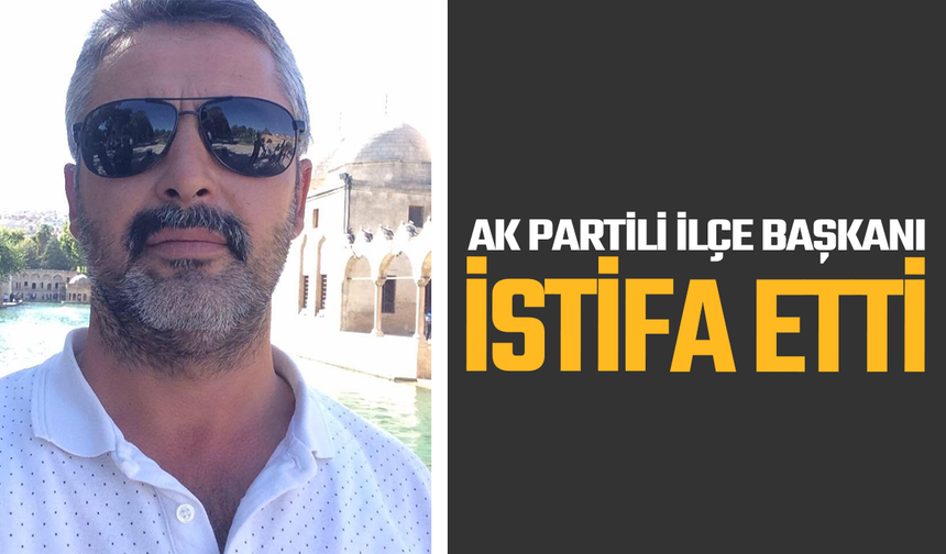 AK Parti Ahmetli İlçe Başkanı Fatih Alp istifa etti