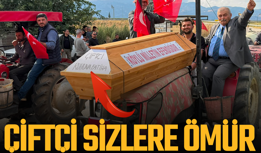 Sarıgöl'de düzenlenen üzüm mitinginde çifçi böyle isyan etti