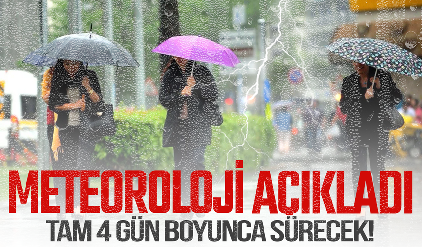 Manisa'da 4 gün boyunca sağanak yağış etkili olacak: İşte detaylar...