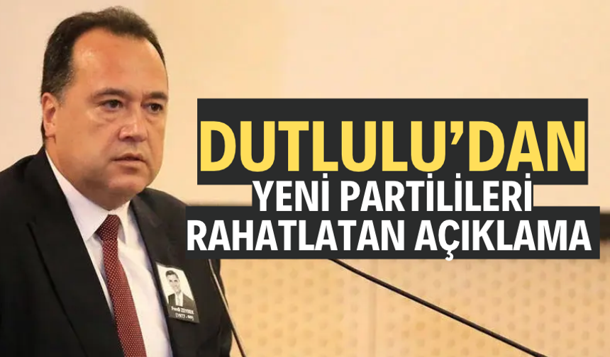 DUTLULU’DAN BİR AÇIKLAMA DAHA: “AMACIM…”